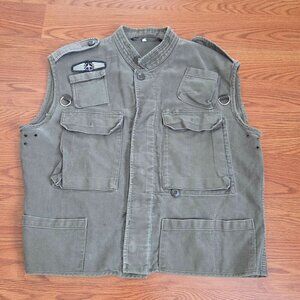 Vintage 1990s H Winnen GMBH & Co. German Military Field JACKET Army Green Unisex